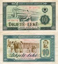 *10 Leke Albánsko 1964, P36 UNC - Kliknutím na obrázok zatvorte -